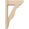Ekena Millwork 5 1/2-in W x 14-in D x 22-in H Funston Slat Rough Cedar Woodgrain TimberThane Outlooker, Primed Tan OUTUR055X14X22FST24RCPR - alternate 6